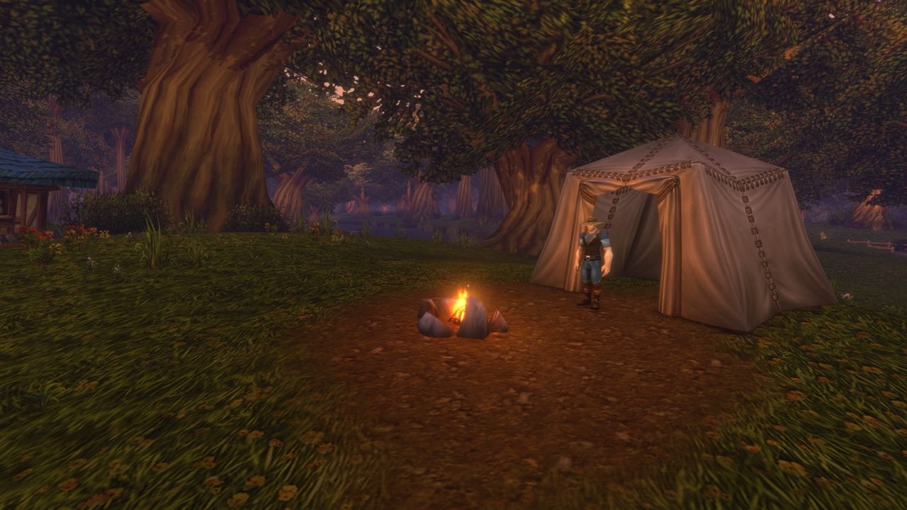 Camping and professions (image: Blizzard)