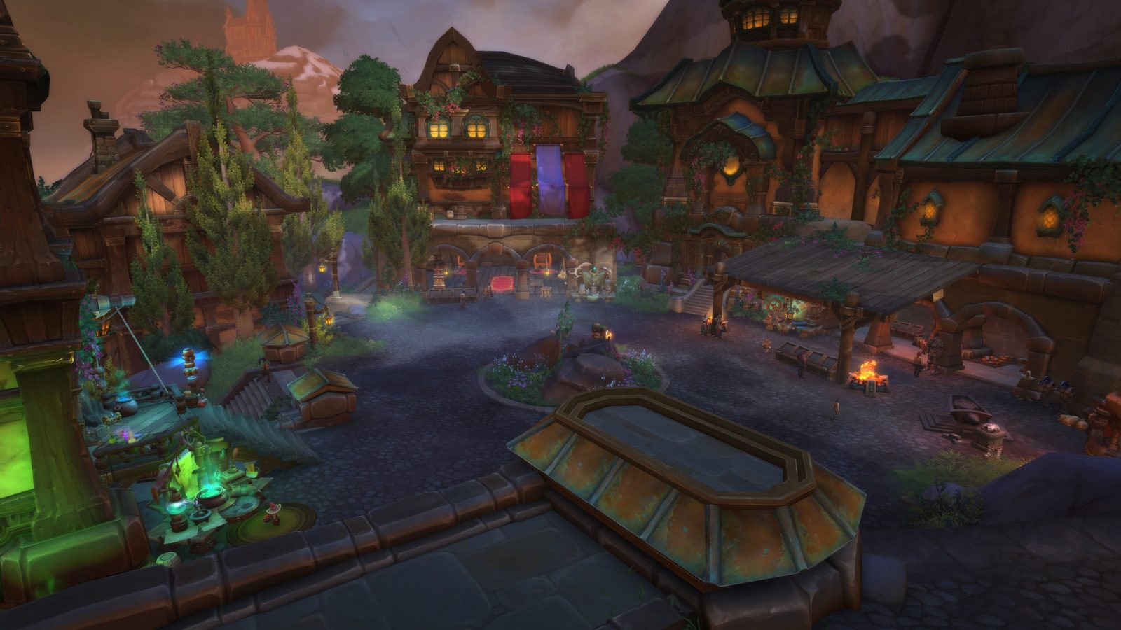 Quillgrave, Talebound's hub village (image: Blizzard)