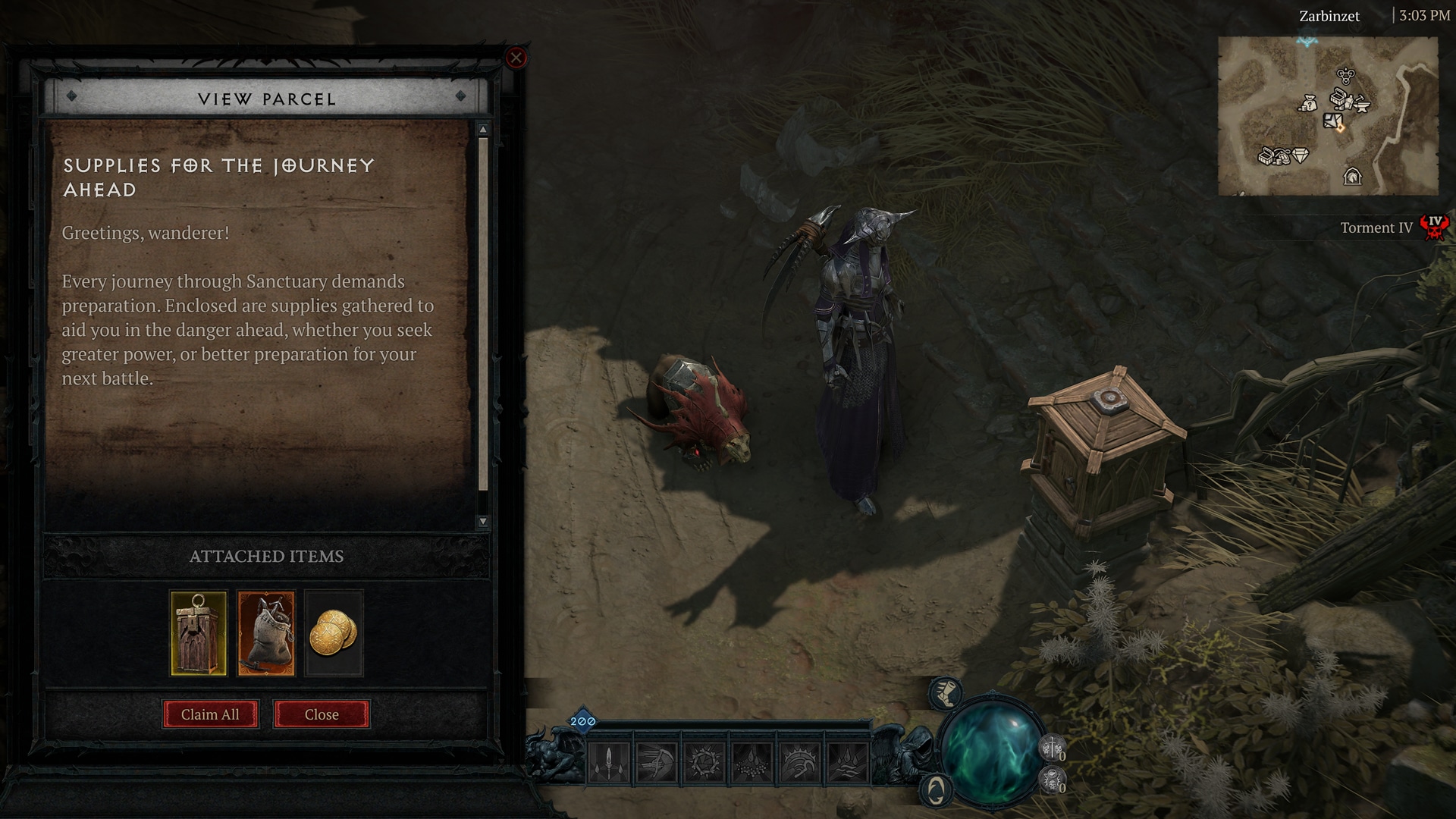 Enjoy Rewards with the Horadric Post (image: Blizzard)