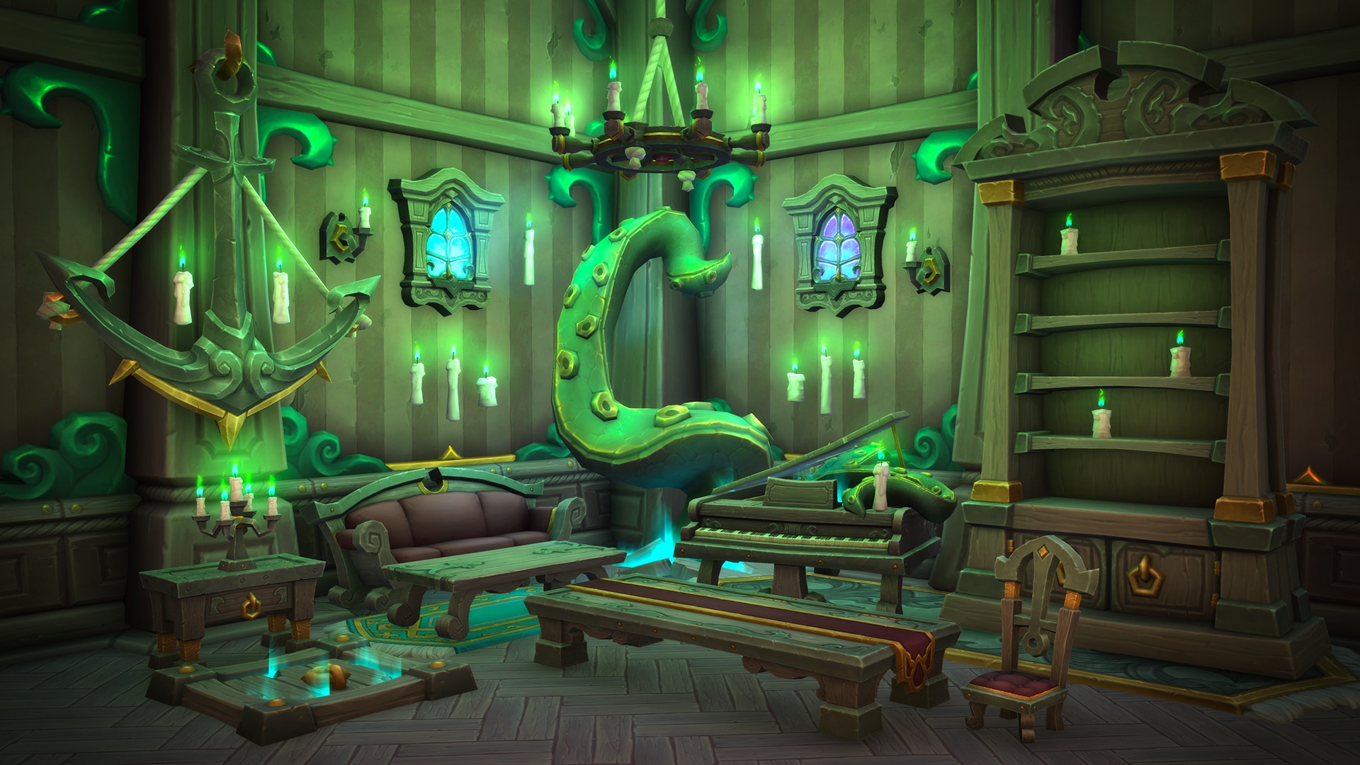 Let the Grimtide Decor Haunt Your Home (image: Blizzard)