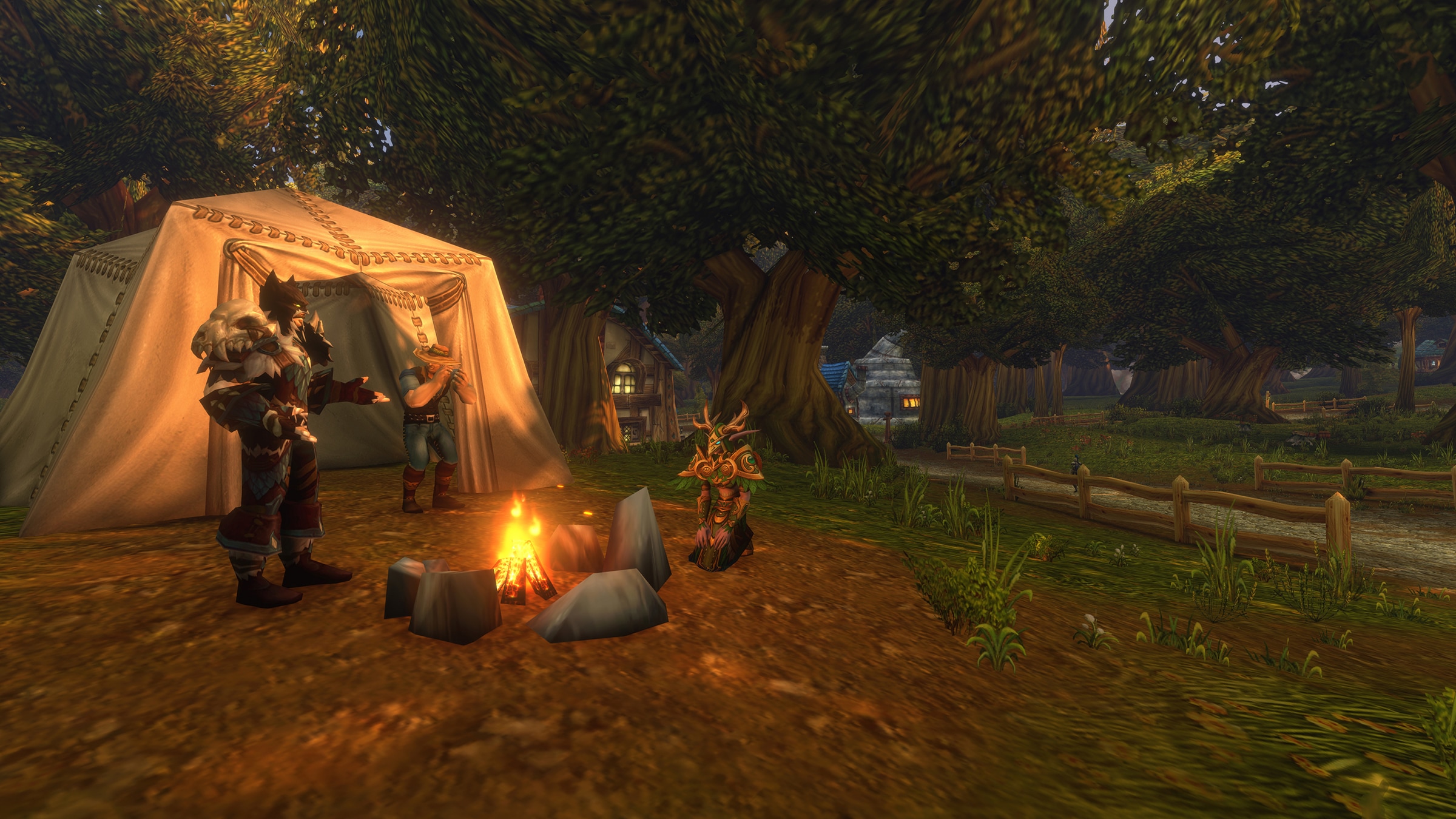 Gather Around the Campfire in World of Warcraft: Forever (image: Blizzard)