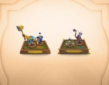 Forsaken and Human figurine decor