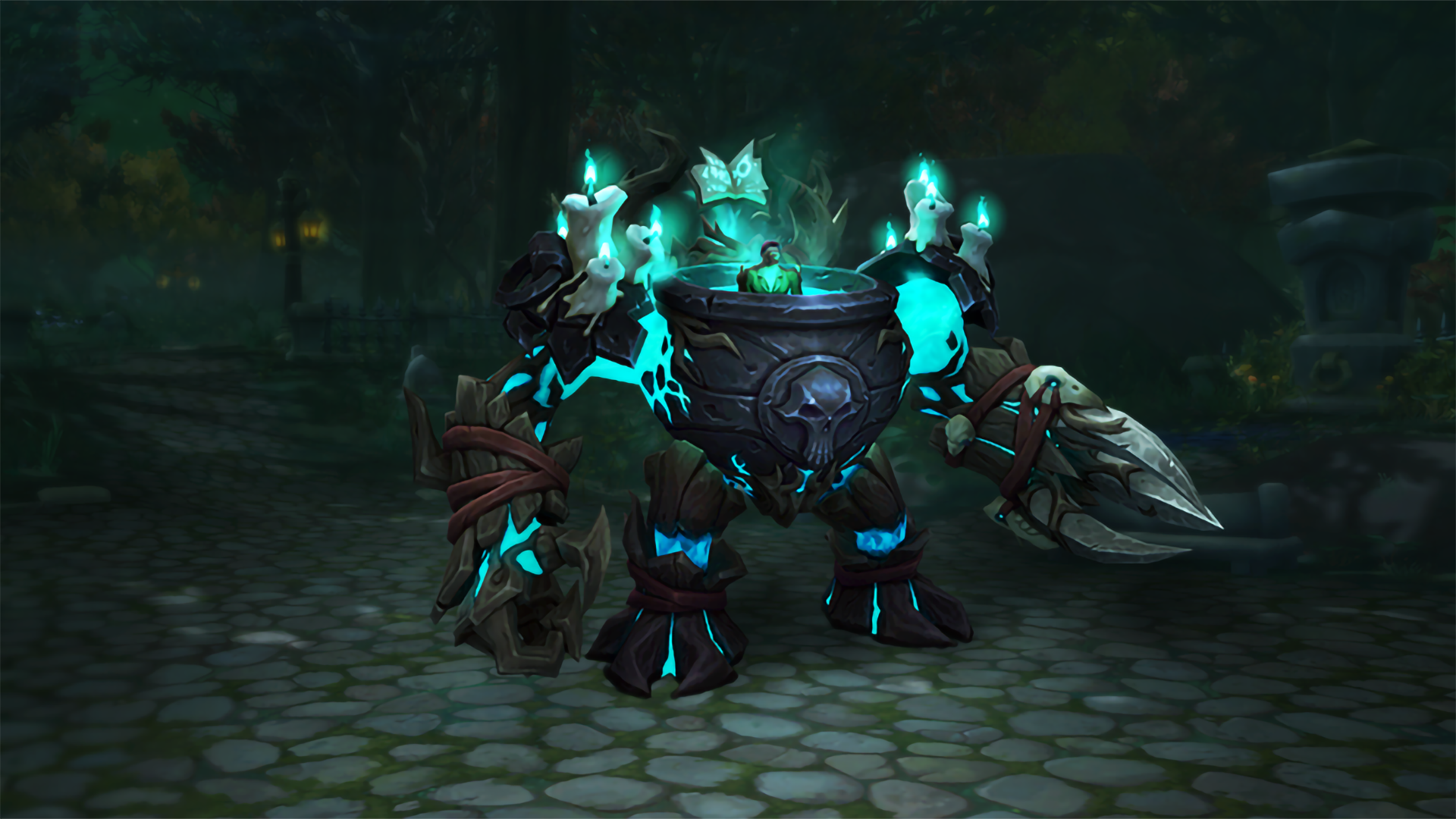 Add the Living Heartsbane Cauldron Mount to your Collection (image: Blizzard)