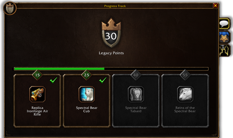 The Legacy System: Rewarding Every Journey (image: Blizzard)
