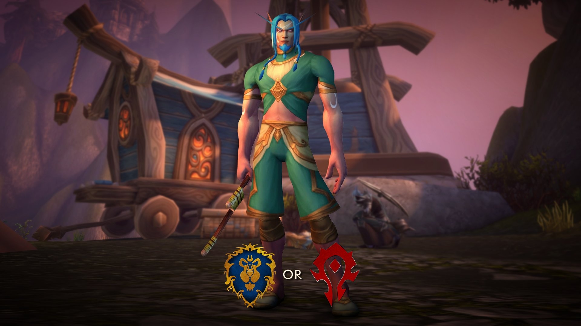 Choose Horde or Alliance at Character Creation (image: Blizzard)