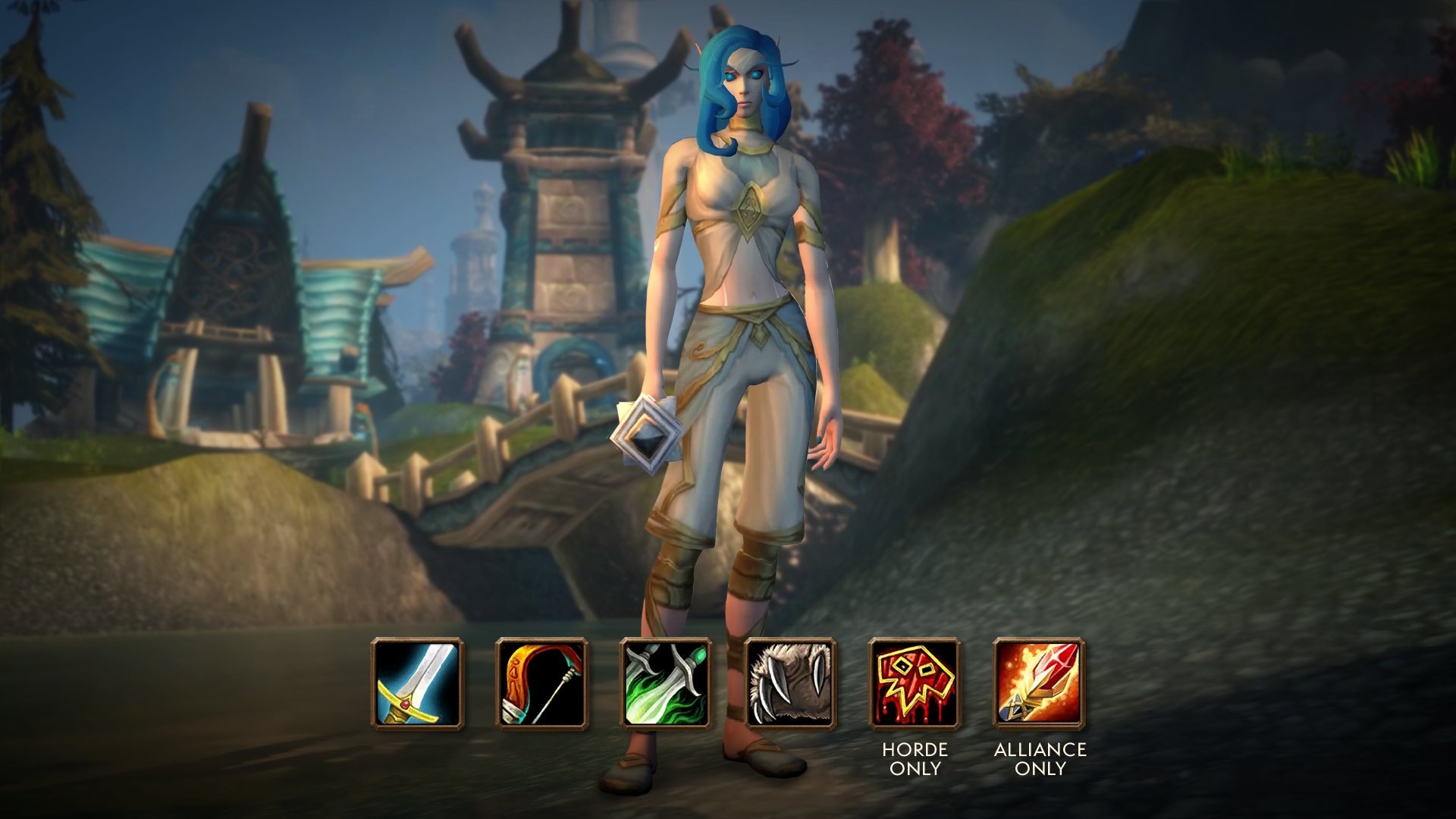Choose Horde or Alliance at Character Creation (image: Blizzard)