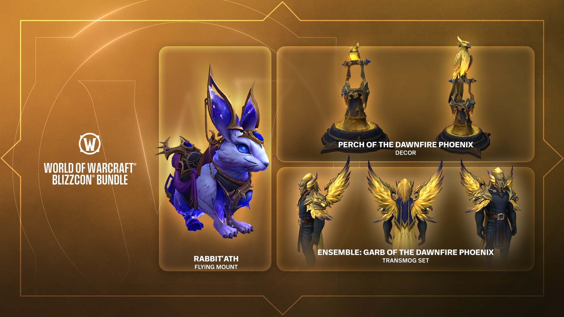 Celebrate BlizzCon® 2026 with the World of Warcraft BlizzCon Bundle (image: Blizzard)