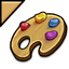 Paint palette cursor