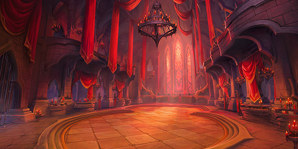 Castle Nathria in the Adventure Guide