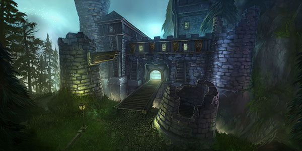 Shadowfang Keep in the Adventure Guide