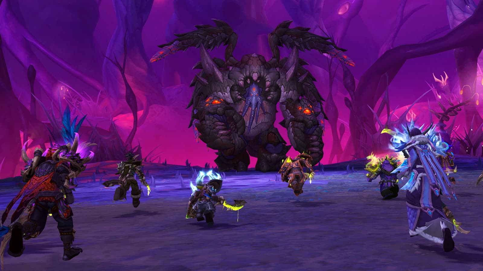 Kith'ix and his Voidswarm in The Unbinding of Kith'ix