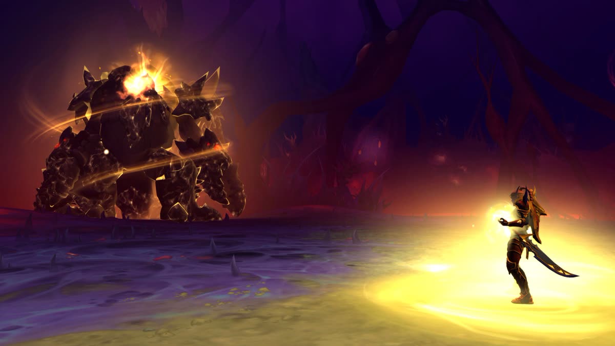 Lady Liadrin's light holds back the darkness