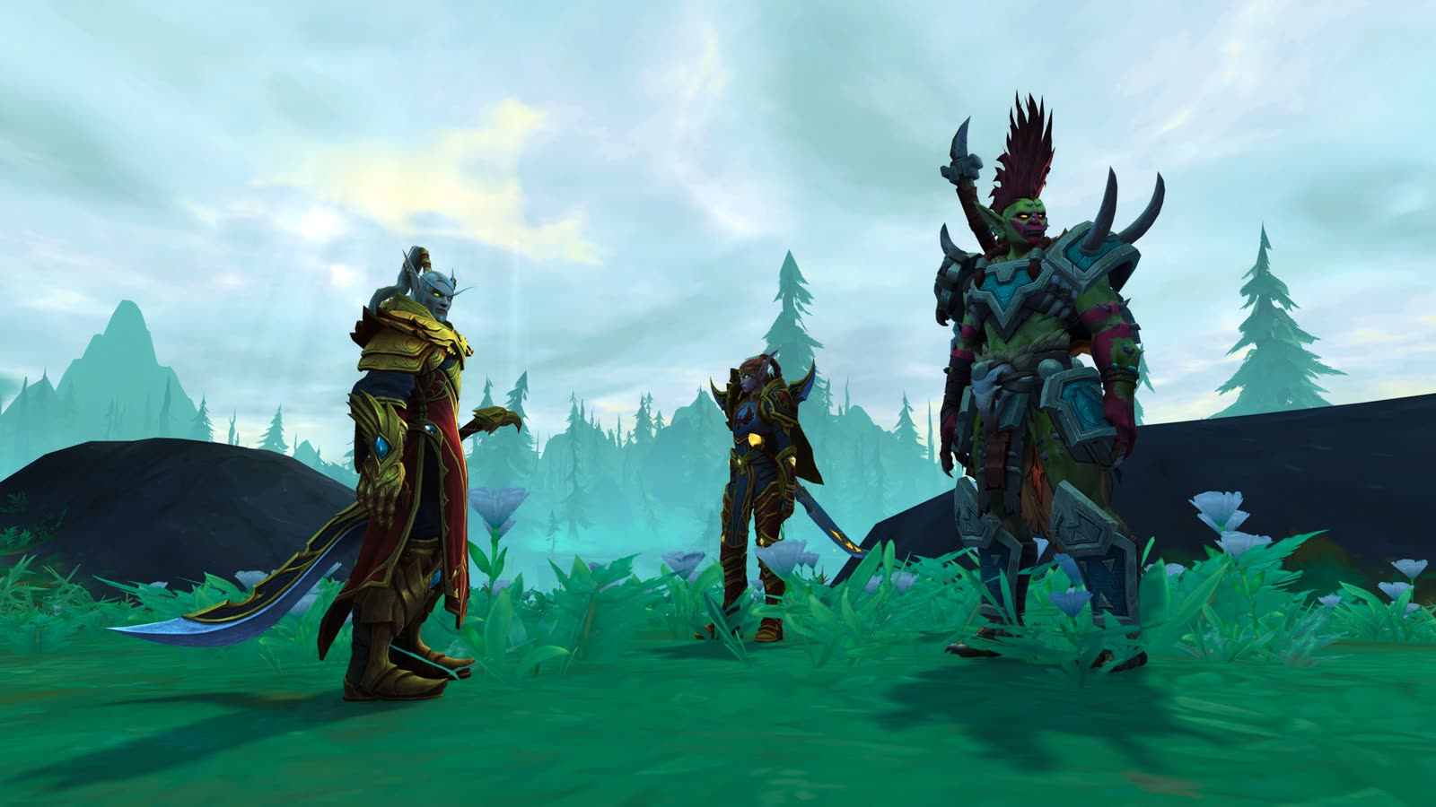 Lady Liadrin and the Amani in The Promise of Tomorrow, the 12.1.5 campaign