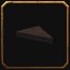 Small Triangular Wooden Tile, a World of Warcraft housing decor