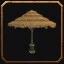 Seaside Straw Umbrella, a World of Warcraft housing decor