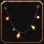 Drooping String of Schmancy Goblin Lights, a World of Warcraft housing decor