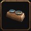 Pet Food and Water Tray, a World of Warcraft housing decor