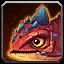 Crested Ember Leafmimic, a World of Warcraft mount