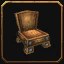 Studded Wooden Chair, a World of Warcraft housing decor