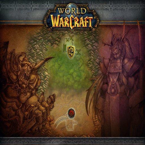 Classic Warsong Gulch loading-screen art
