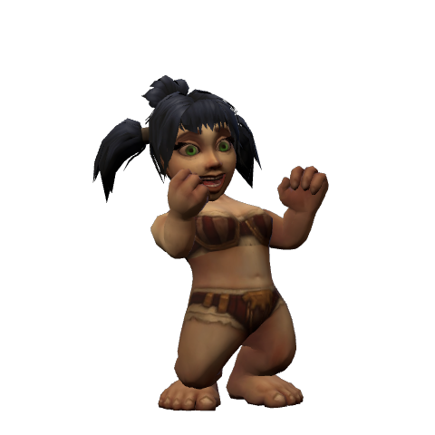 Gnome Female dance GIF frame