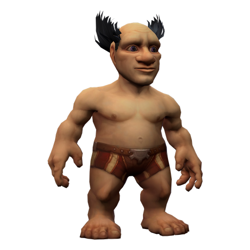 Gnome Male render, transparent PNG