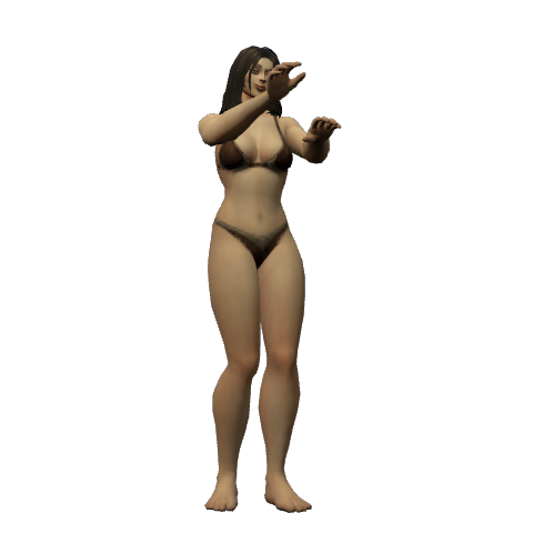Human Female dance GIF frame