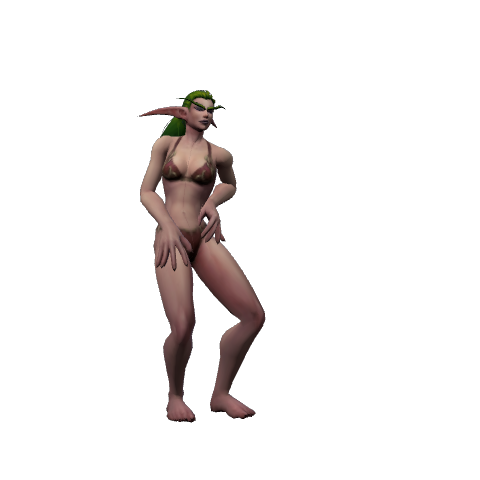 Night Elf Female dance GIF frame