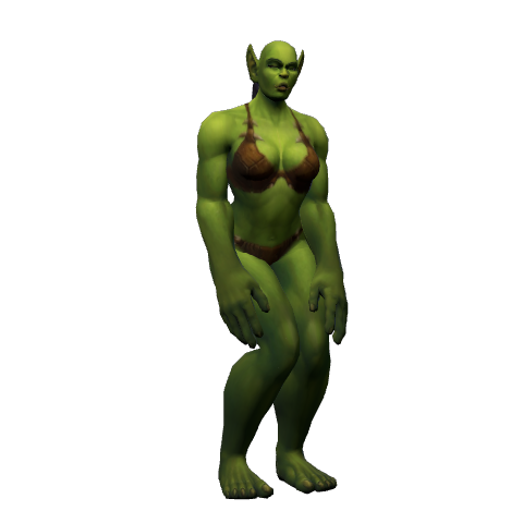 Orc Female dance GIF frame