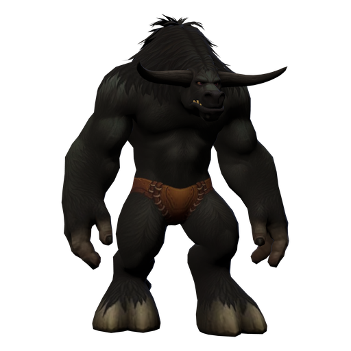 Tauren Male render, transparent PNG