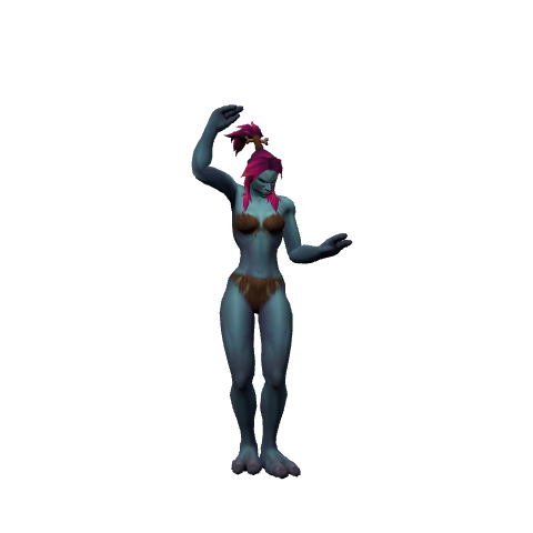 Troll Female dance GIF frame