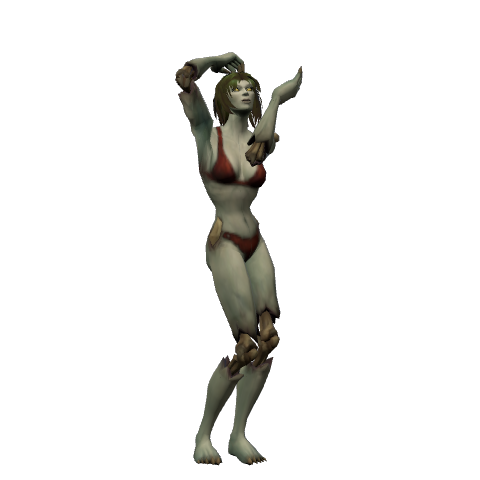 Undead Female dance GIF frame