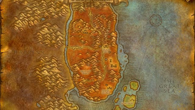 Durotar map wallpaper
