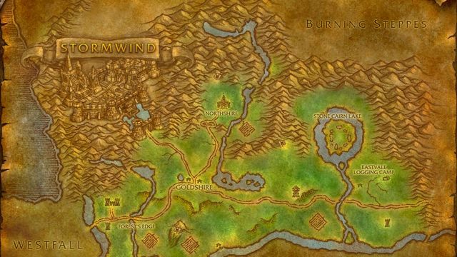 Elwynn Forest map wallpaper