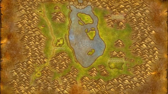Loch Modan map desktop wallpaper preview