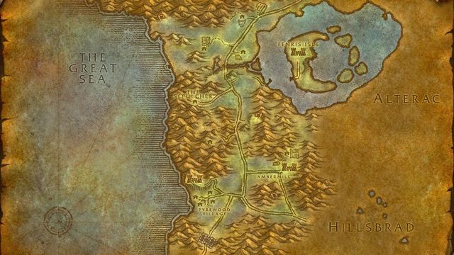 Silverpine Forest map wallpaper