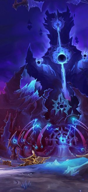 The Voidspire phone wallpaper preview