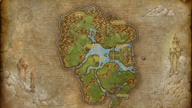 Zephras Isle map wallpaper