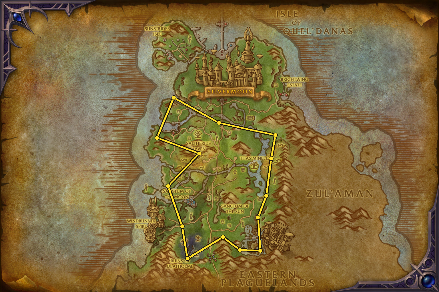 Eversong Woods, the smoother alternative loop