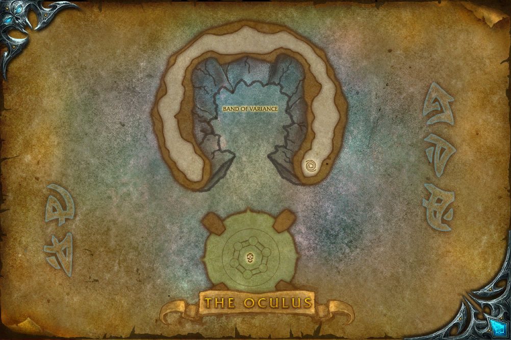 The Oculus map with 1 boss location