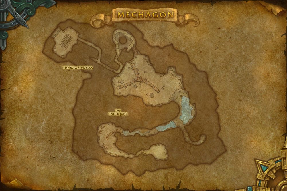 Mechagon map with 1 boss location