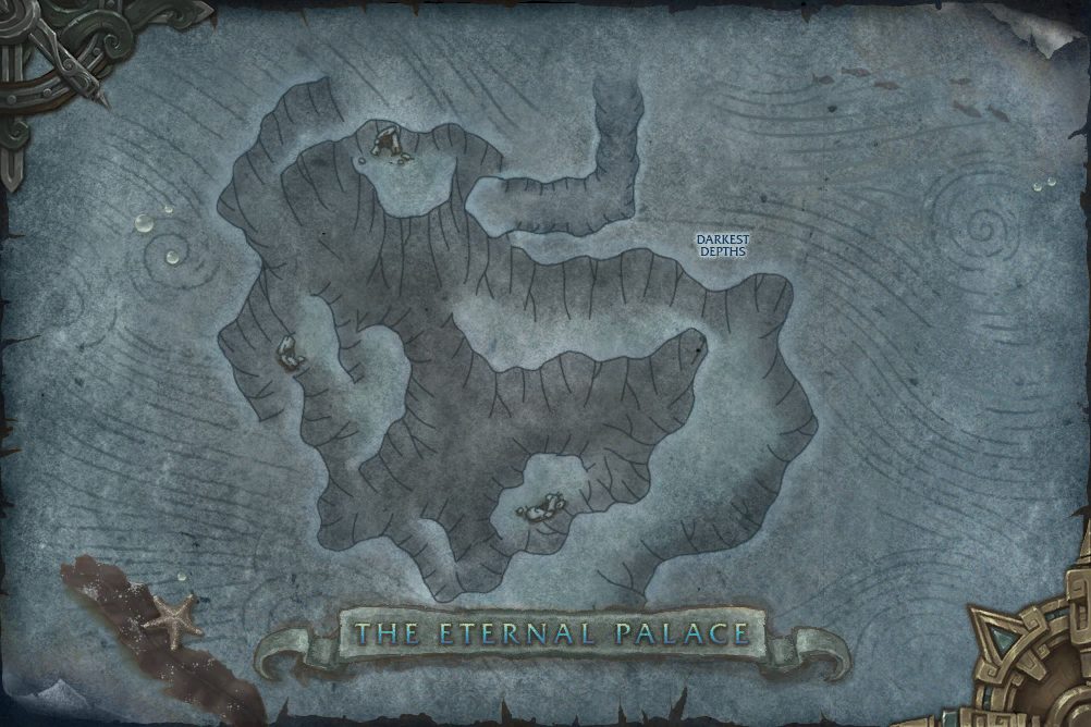 The Eternal Palace map with 1 boss location