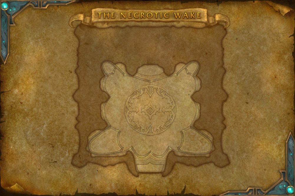 The Necrotic Wake map with 1 boss location