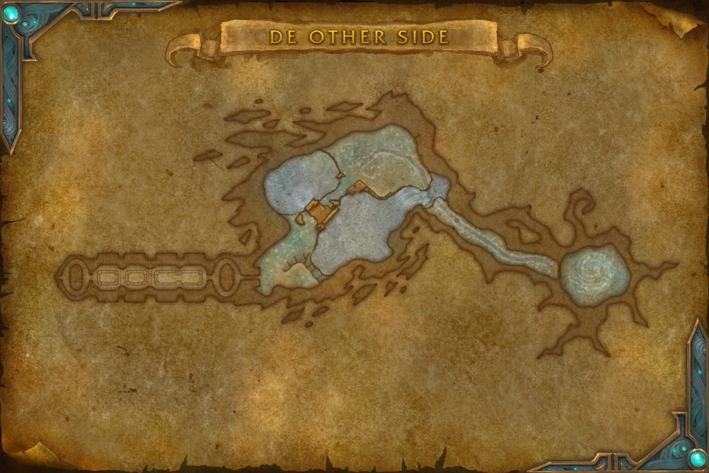 De Other Side map with 1 boss location