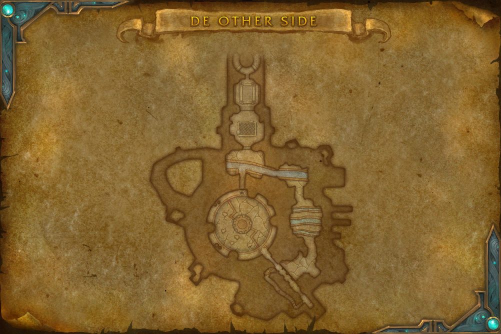 De Other Side map with 1 boss location