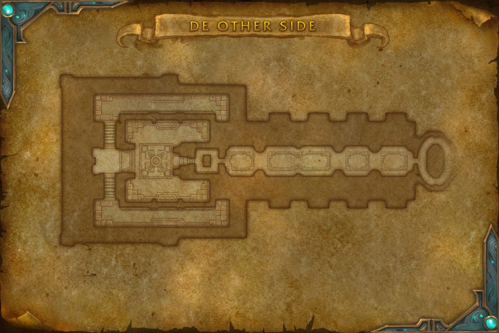 De Other Side map with 1 boss location