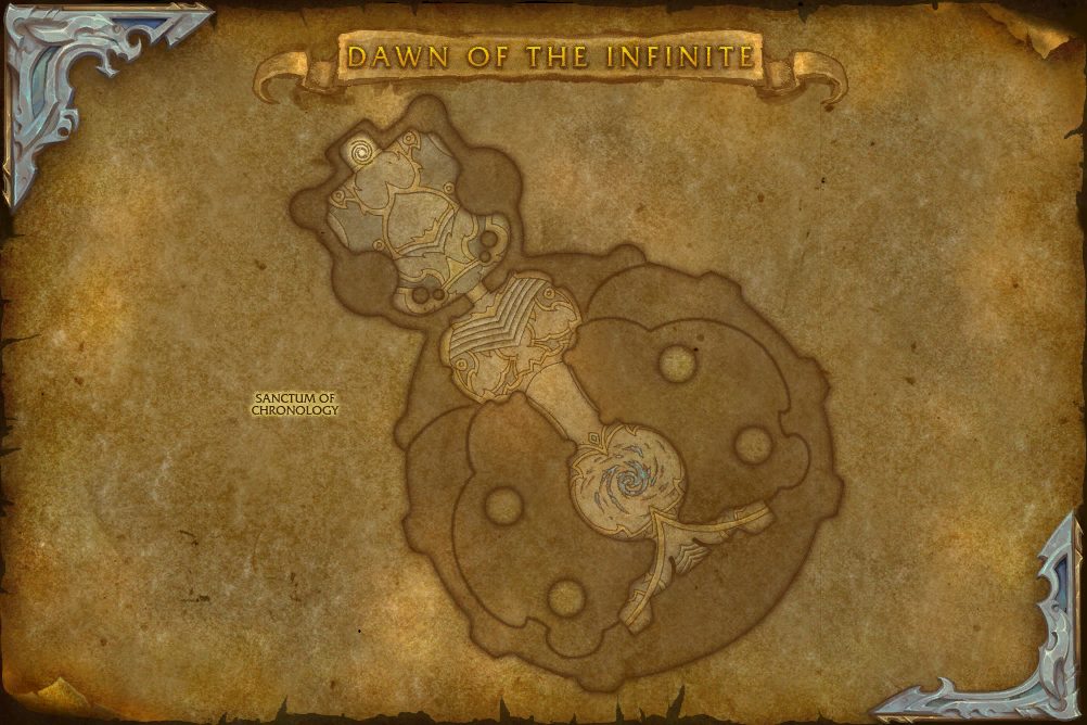 Sanctum of Chronology map with 1 boss location