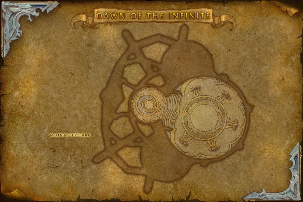 Millennia's Threshold map with 1 boss location