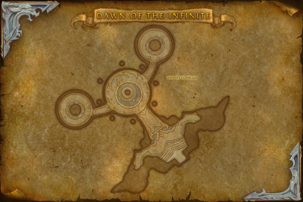 Infinite Conflux map with 1 boss location