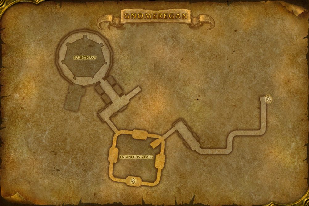 Gnomeregan map with 1 boss location